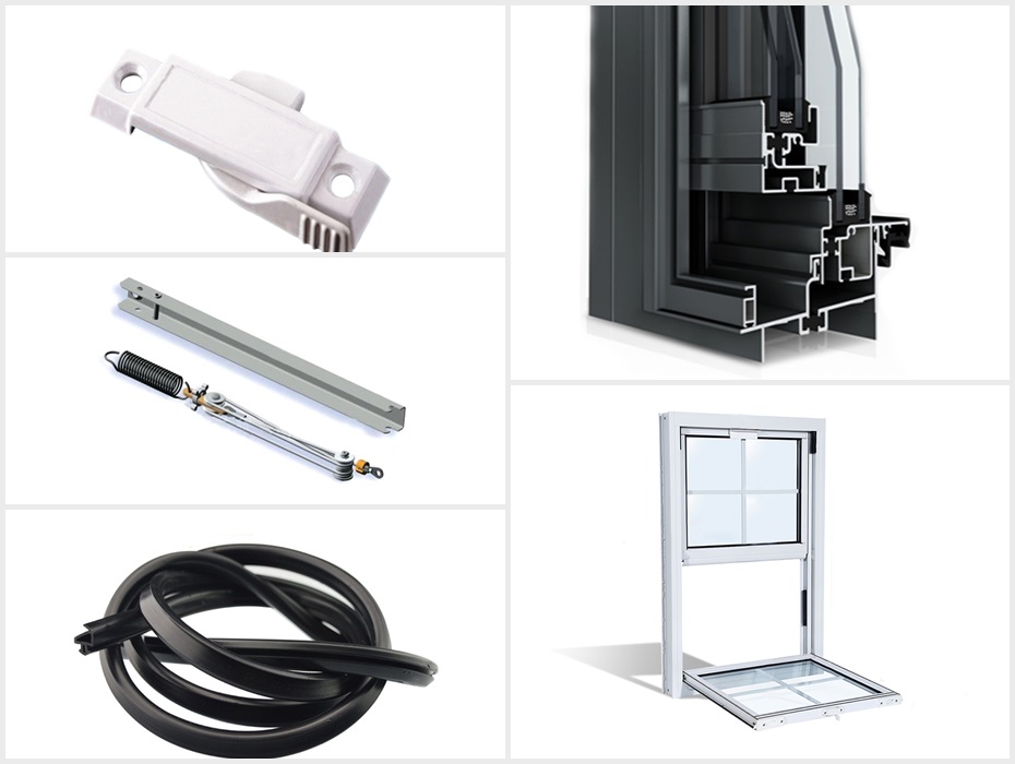 70系列非斷橋提拉窗配件